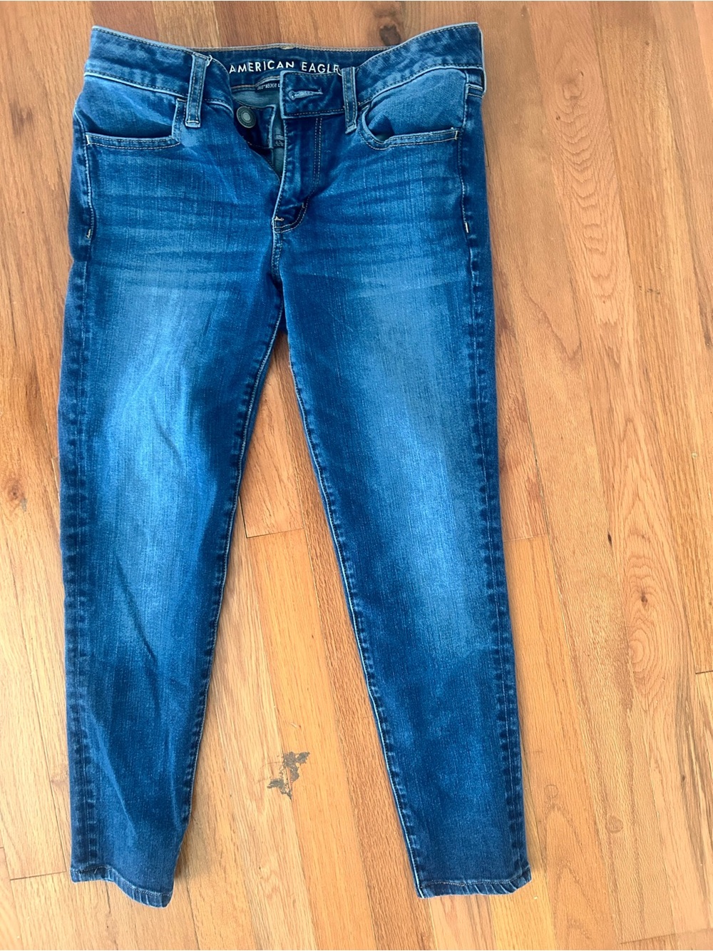 American Eagle Outfitters Women’s Blue Stretch Skinny Jeggings